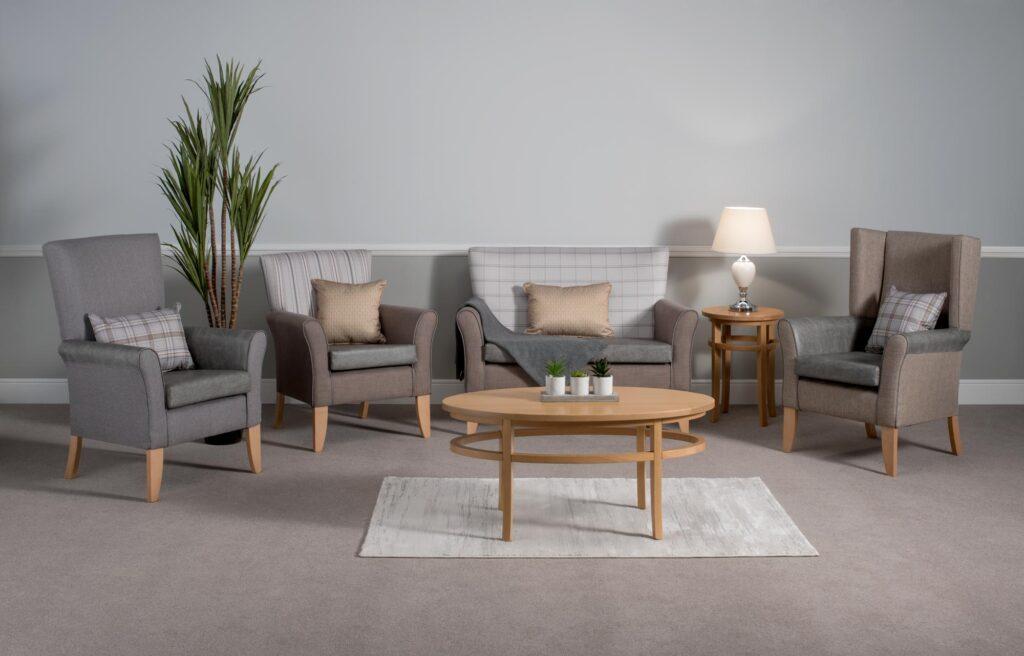 Care home lounge layout