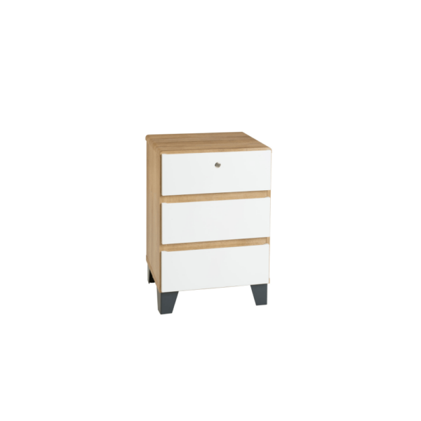 Anker Three Drawer Bedside