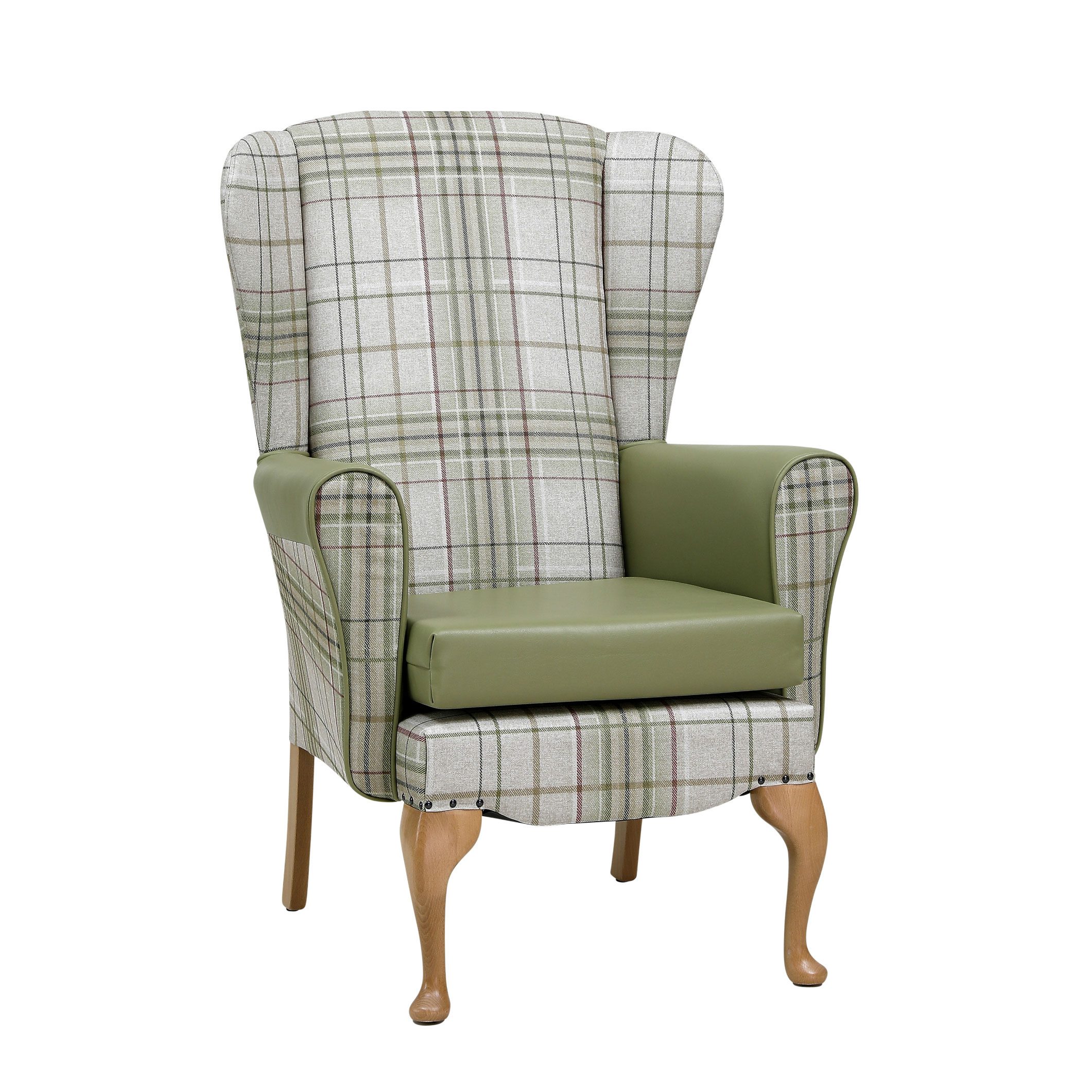 Bentley Chair High Back Chair With Wings – Queen Anne Legs