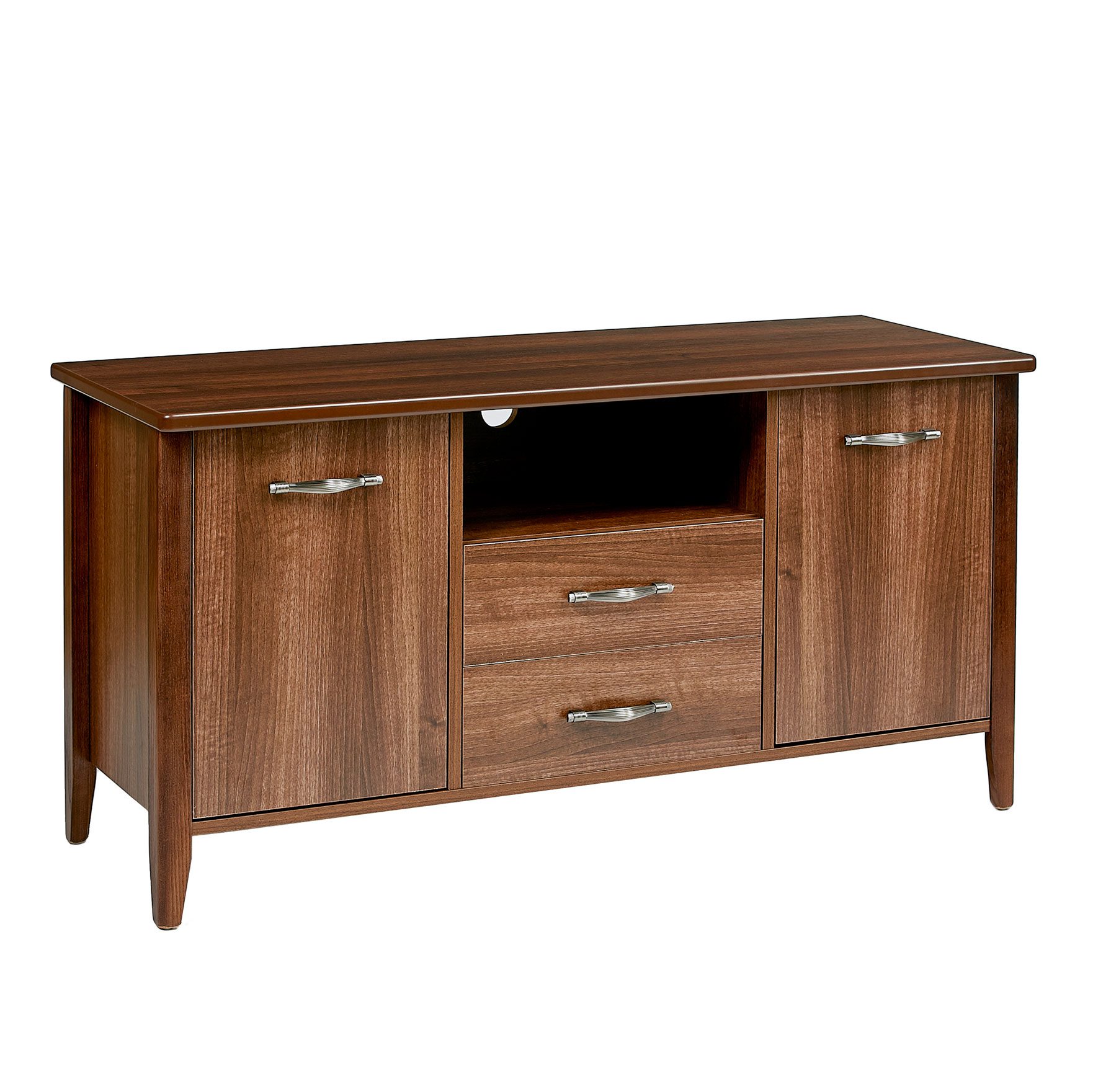 Newark Wide TV Unit - walnut