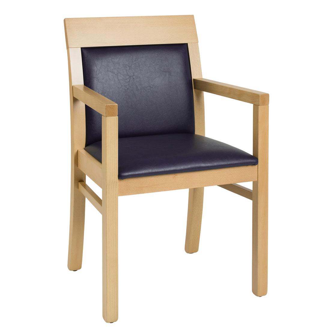Malin Chair with Arms - Purple