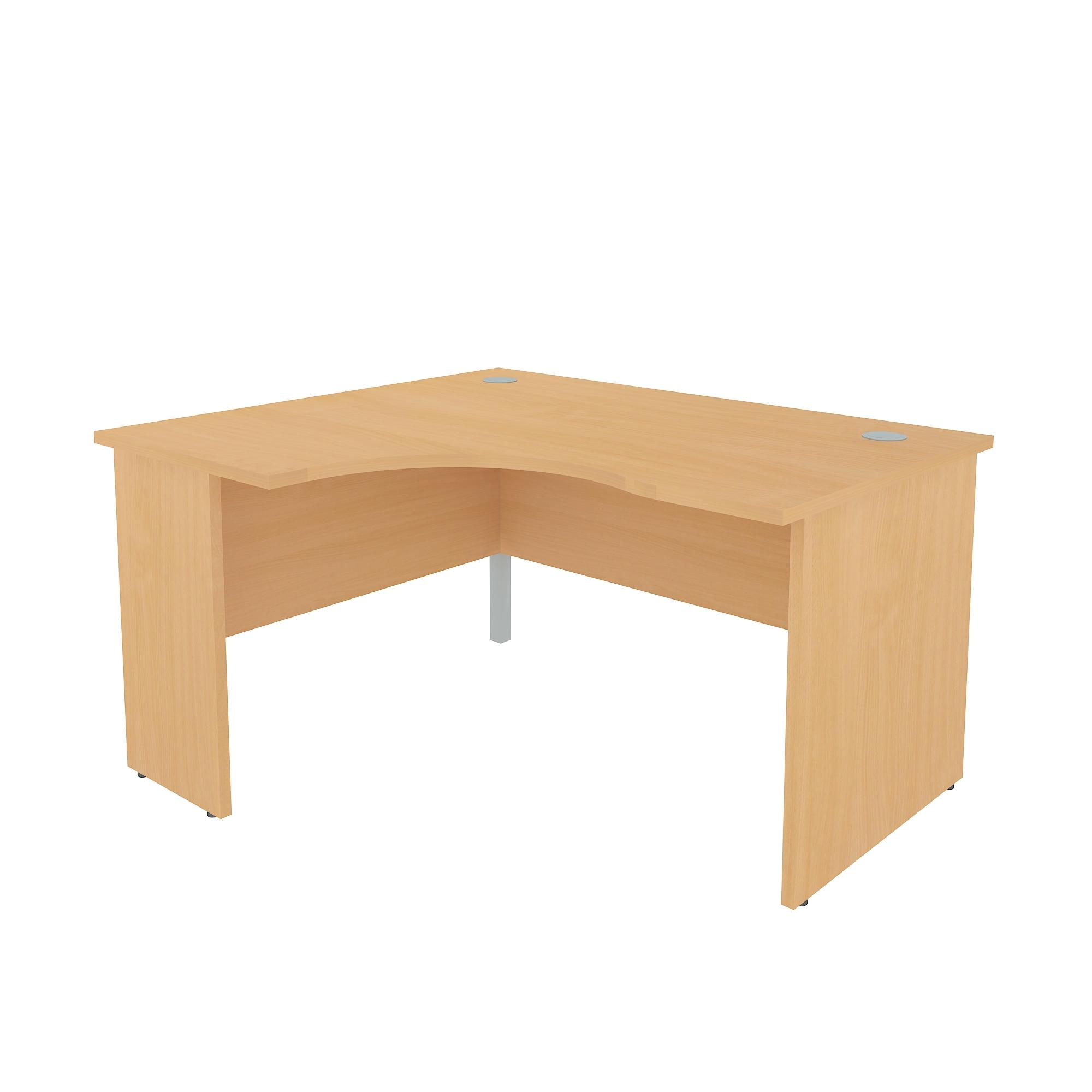 DDL141 Opto L/H Crescent Desk