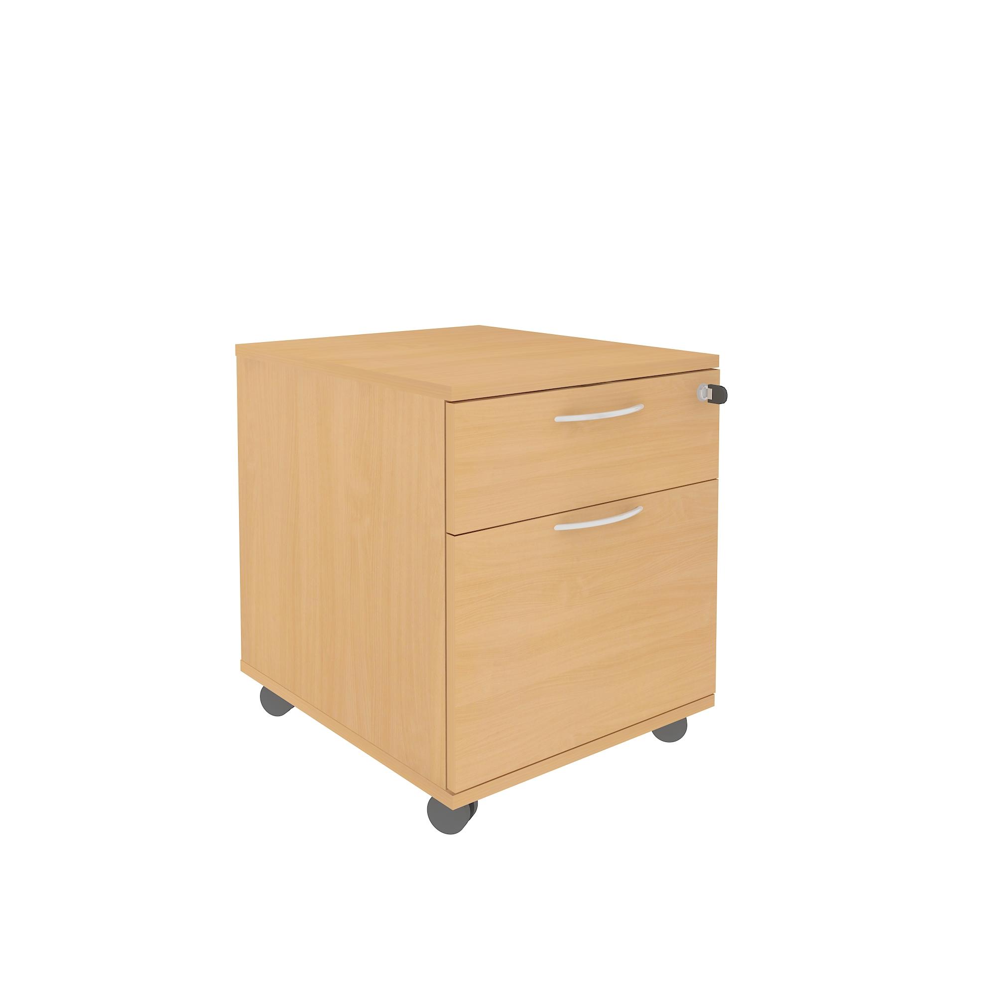 PSR525 Low 2 Drawer Mobile Pedestal