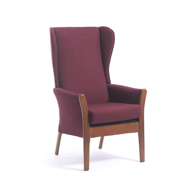 Pembroke High back chair with wings