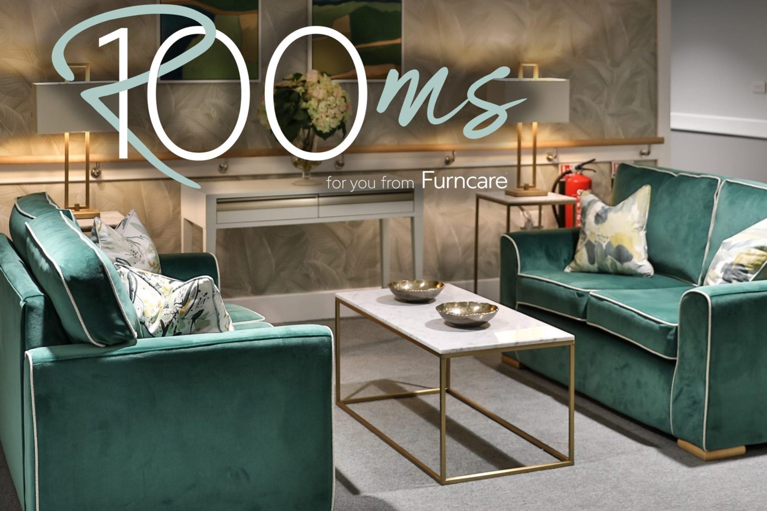 100 Rooms from Furncare for you